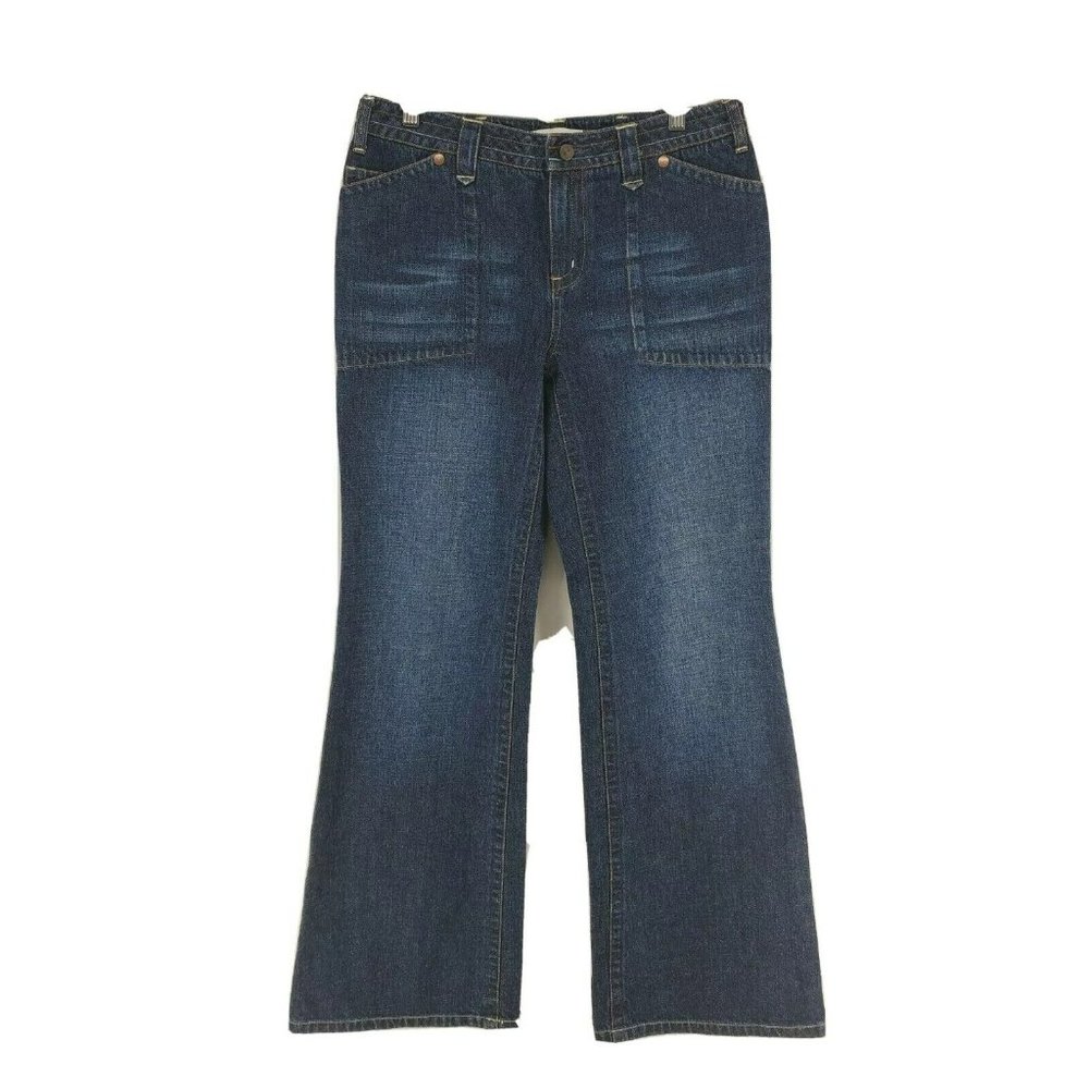 Tommy Hilfiger Jeans Womens Size 4 Hipster Flare Dark Wash